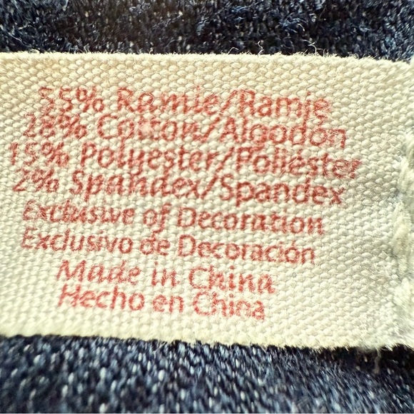 NO BOUNDARIES🌿 Women’s Low-Rise Skinny Jeans Dark Tint 👖✨ Sz 3 - Picture 9 of 16